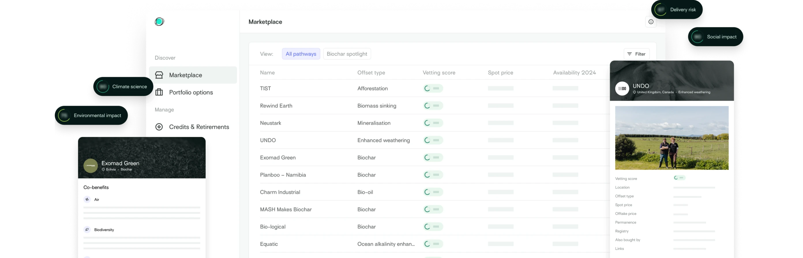 Access the marketplace in the Supercritical platform